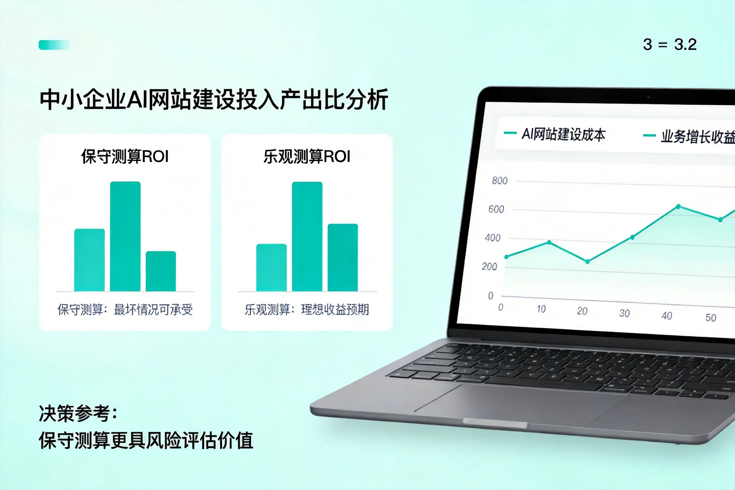 固原中小企业AI网站建设投入产出比怎么算？先看这份分析