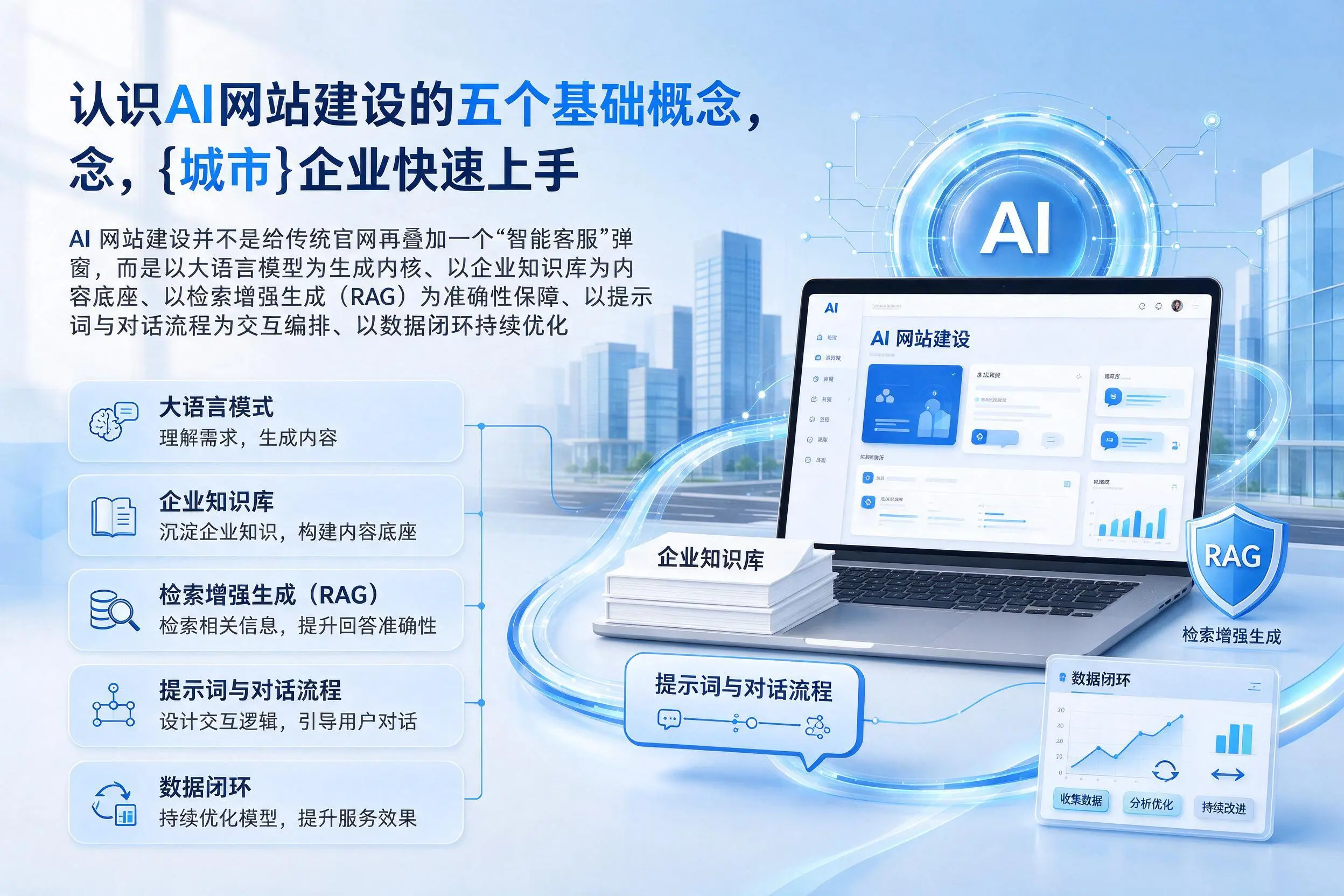认识AI网站建设的五个基础概念，固原企业快速上手