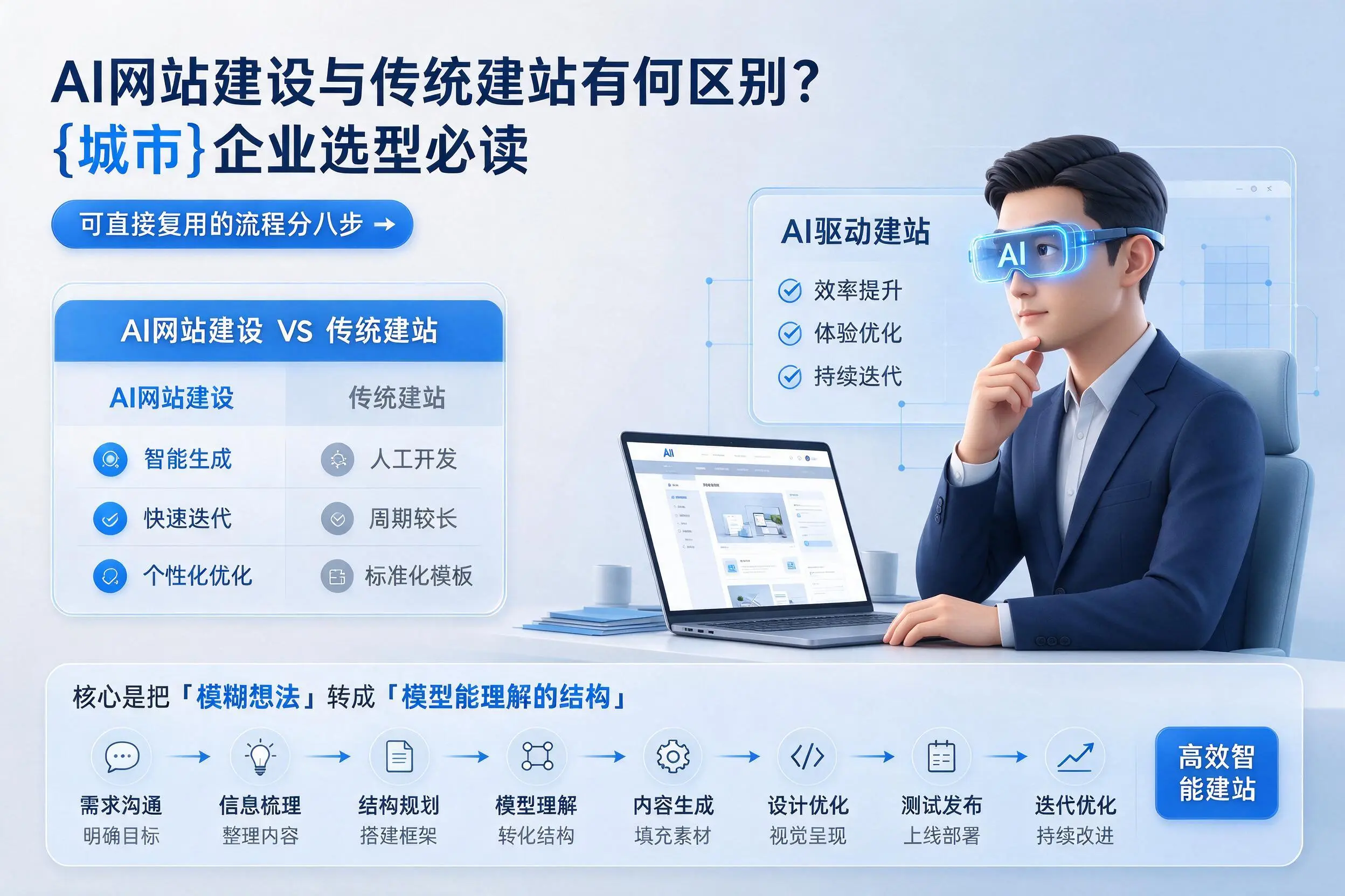 AI网站建设与传统建站有何区别？固原企业选型必读